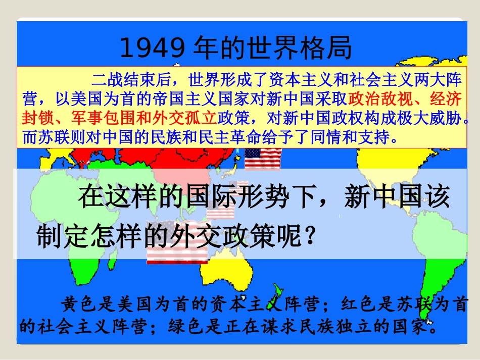第六单元第五课《独立自主的新中国外交》课件_第3页