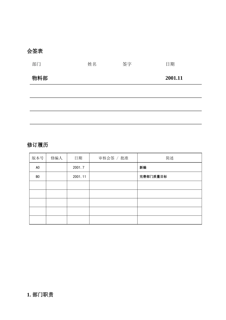 物料部 部门手册_第2页