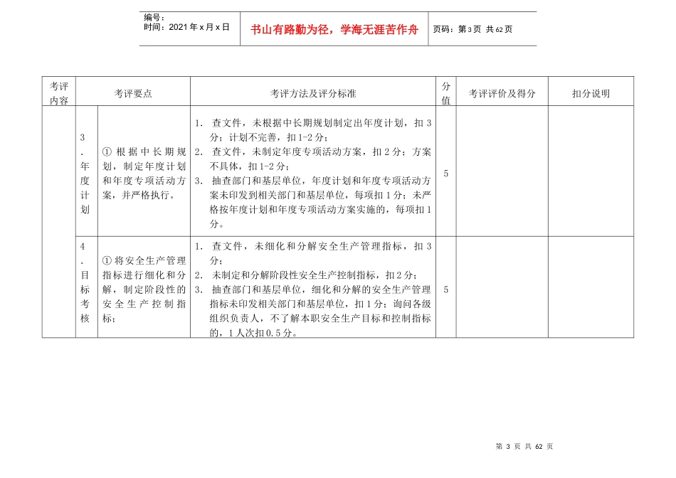 河北省港口普通货物码头企业安全生产达标考评细则-hrf_第3页