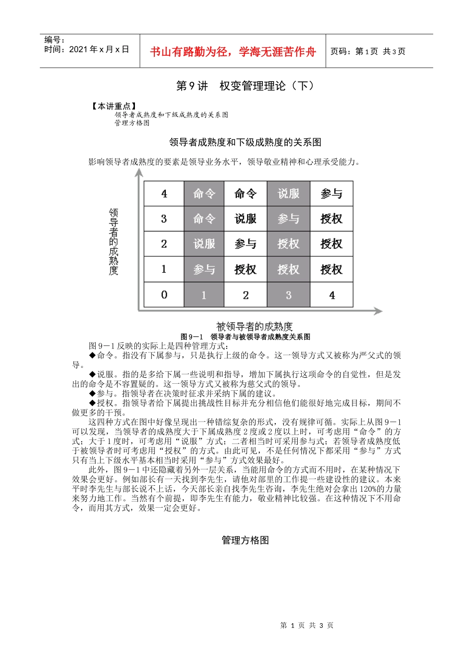 如何当好班组长--9_第1页