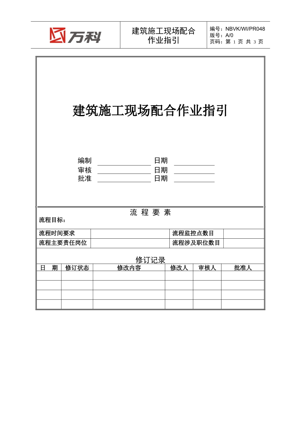NBVK-WI-PR048建筑施工现场配合作业指引_第1页