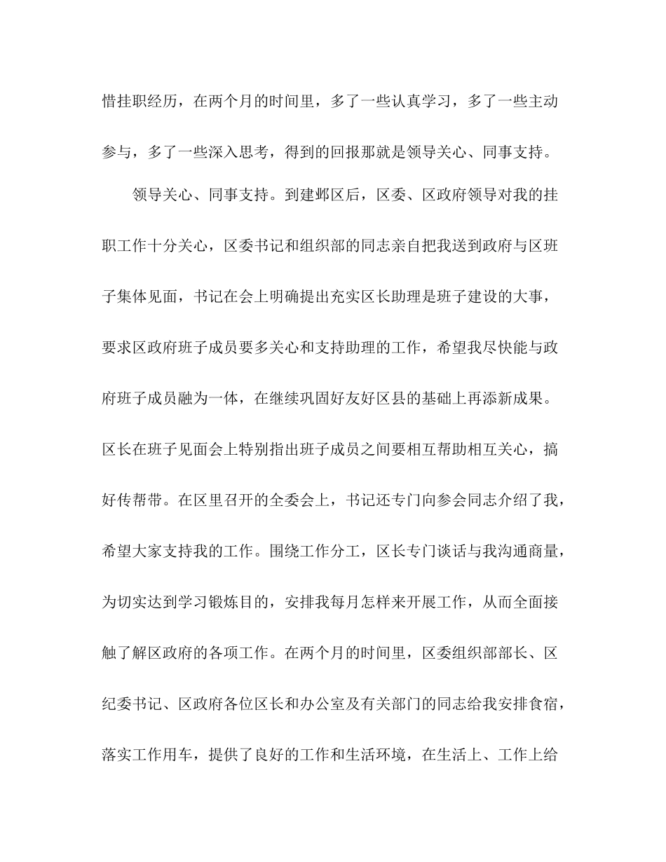挂职区长助理个人自我总结 _第2页