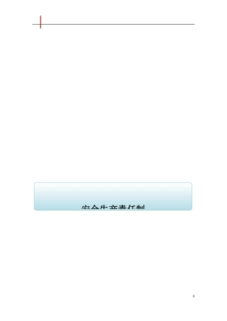 水泥公司企业安全生产责任制