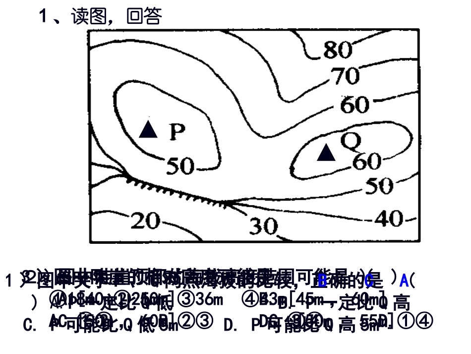 等温线判读课件_第1页