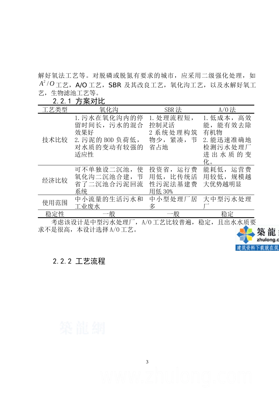 15万吨天城市生活污水处理厂-AO工艺毕业设计毕业设计说明书_secret_第3页