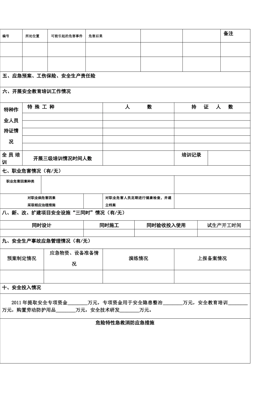 企业安全生产台账1_第2页