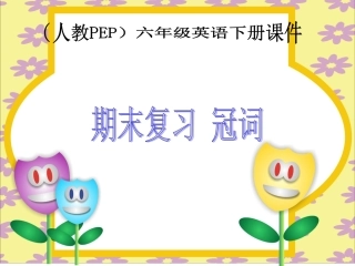 总复习--冠词