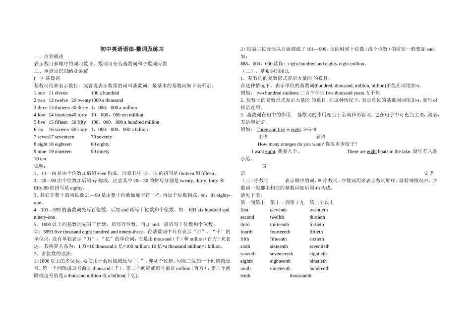 语法--数词_第1页