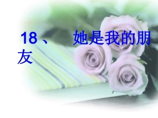 她是我的朋友 ()