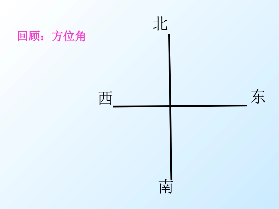解直角三角形()方位角_第2页