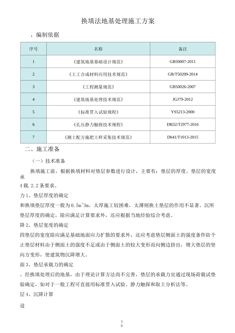 完整版 换填法地基处理施工方案_第1页