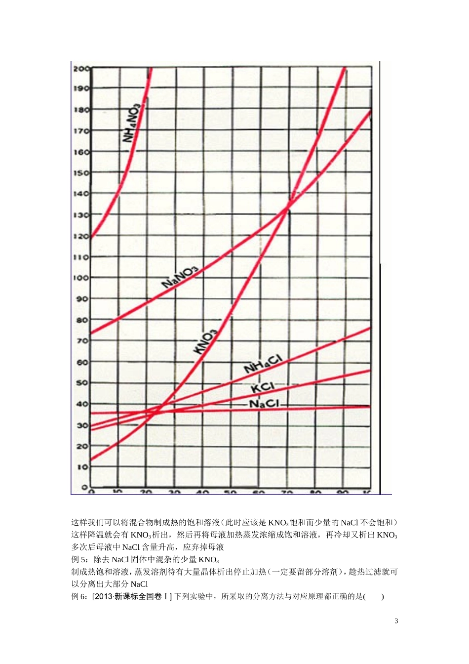 物质的分离和提纯（解析版）_第3页