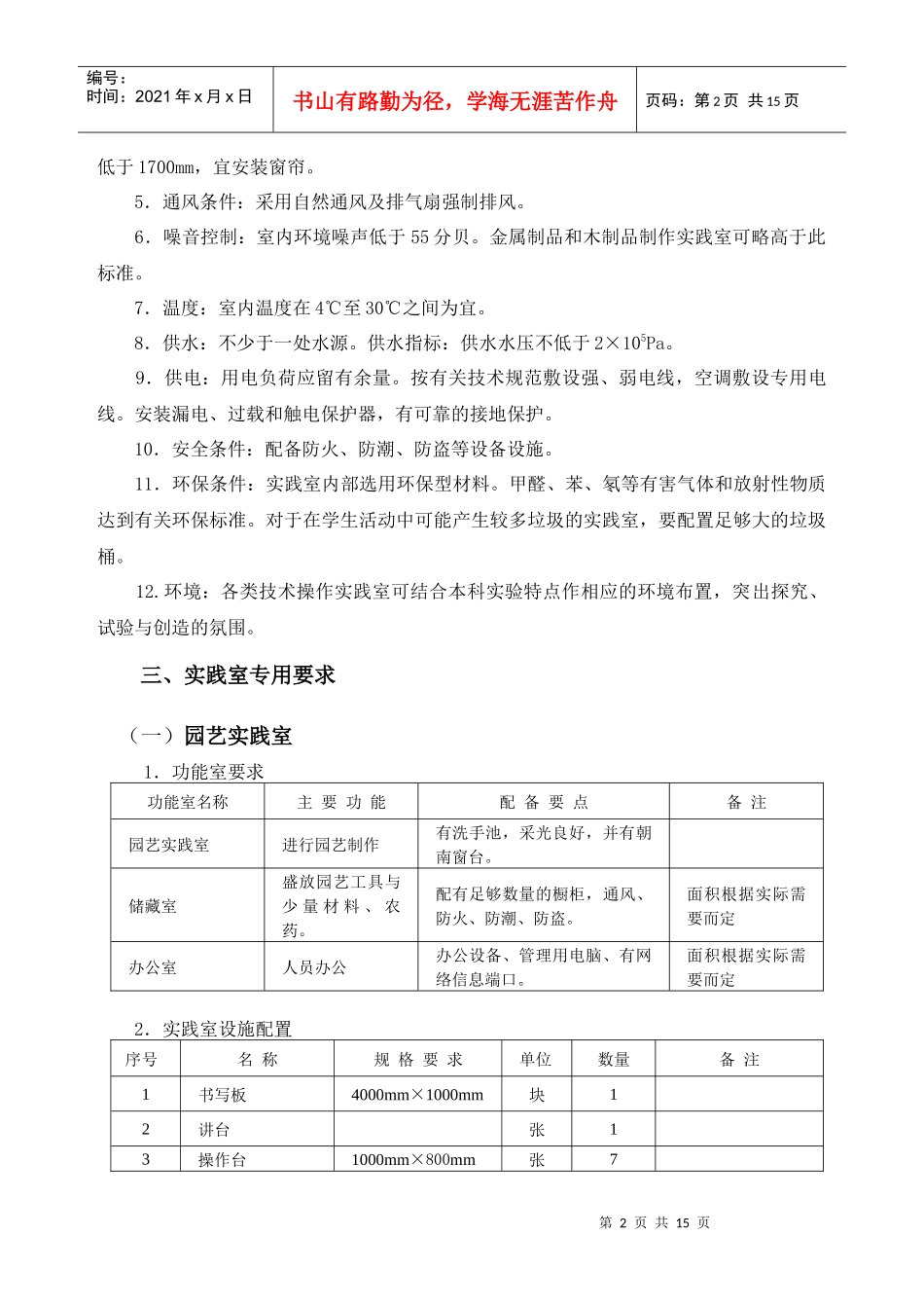 技术与设计1实践室设备配置标准（高中）_第2页