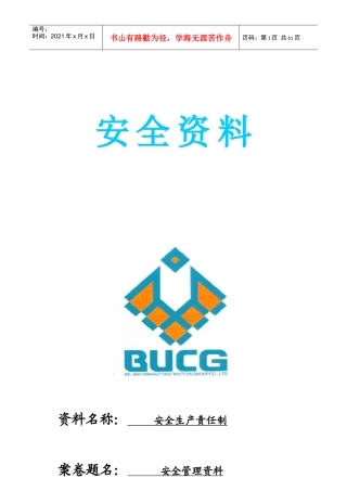 2安全管理资料-安全生产责任制