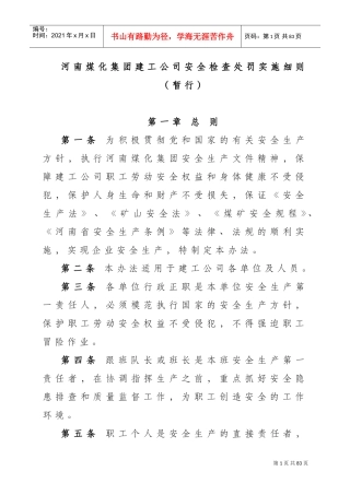 安全检查处罚细则(DOC72页)