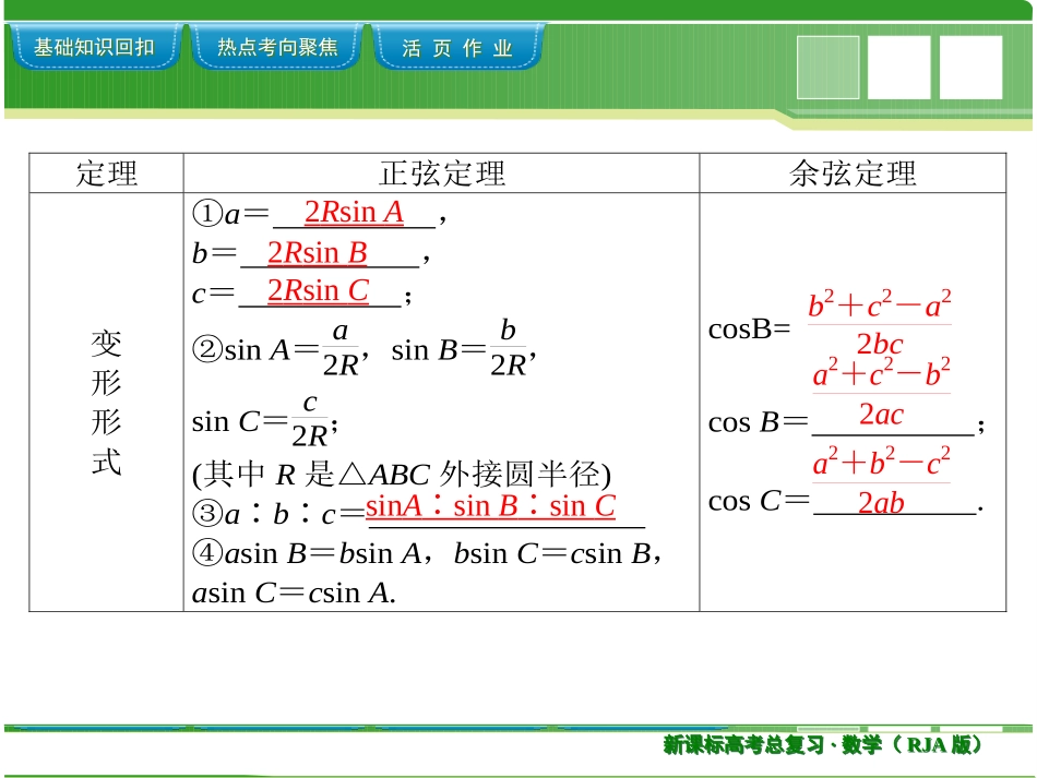 正弦定理和余弦定理_课件_第3页