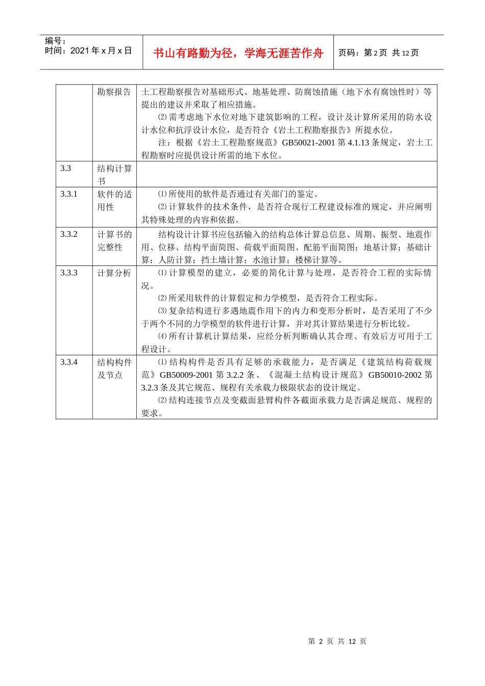 002结构施工图设计审查要点_第2页