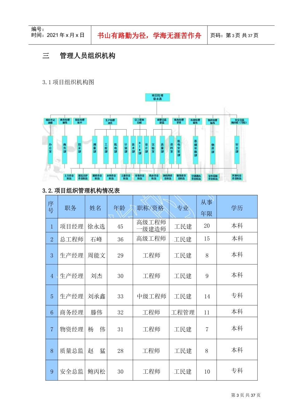 职业健康安全管理方案(DOC39页)_第3页