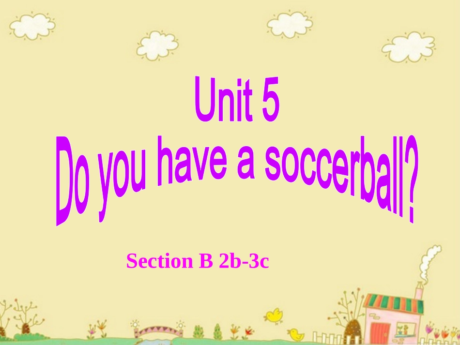 七年级上unit5sectionB2_第1页