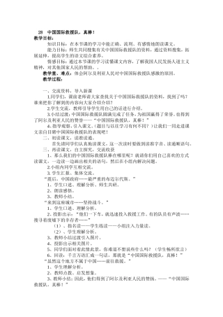 中国国际救援队，真棒！