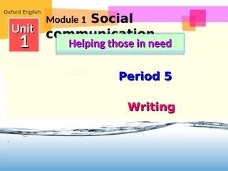 八年级Unit1writing