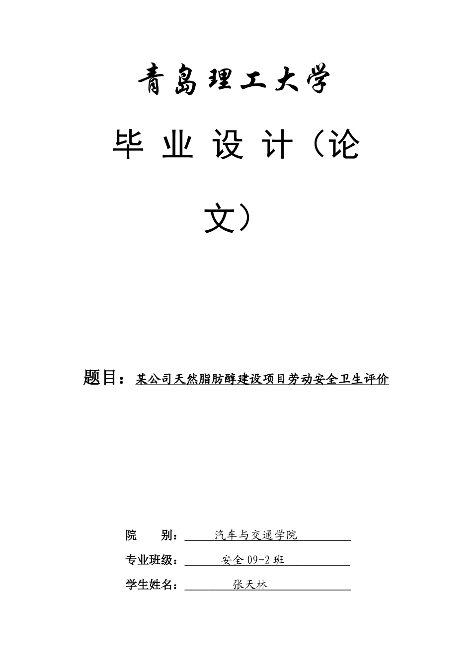 劳动安全卫生评价_第1页