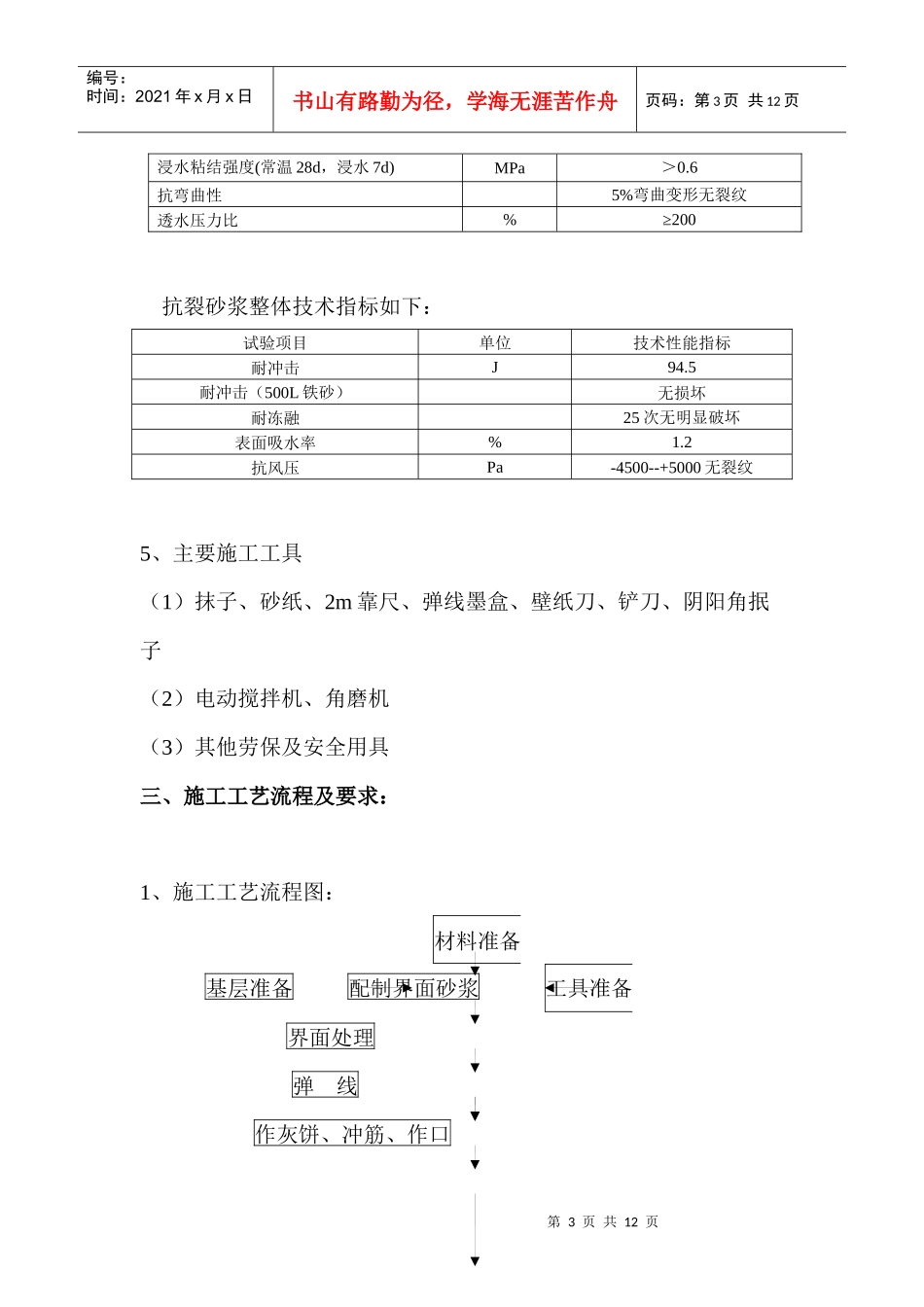 颗粒砂浆保温(外饰为涂料)施工工艺_第3页