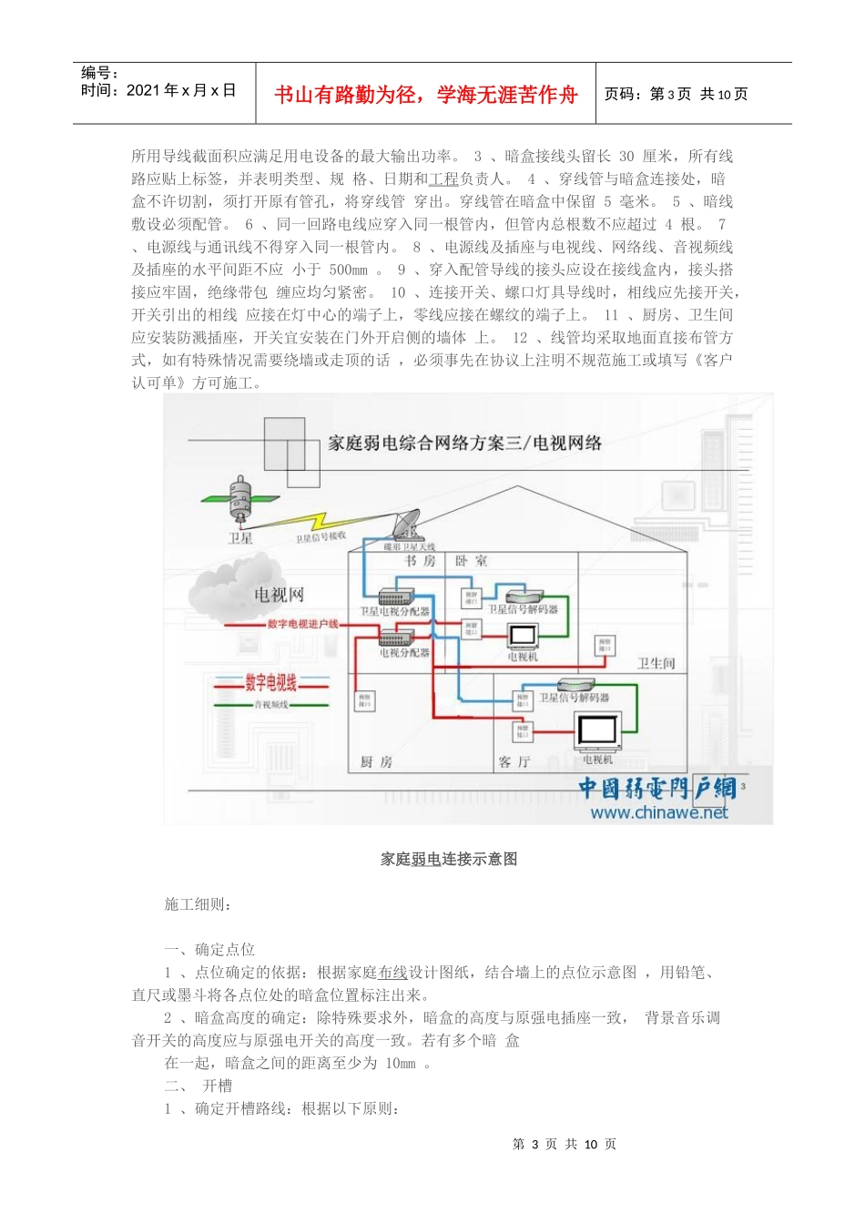 弱电布线施工规范与工艺及部分实例_第3页