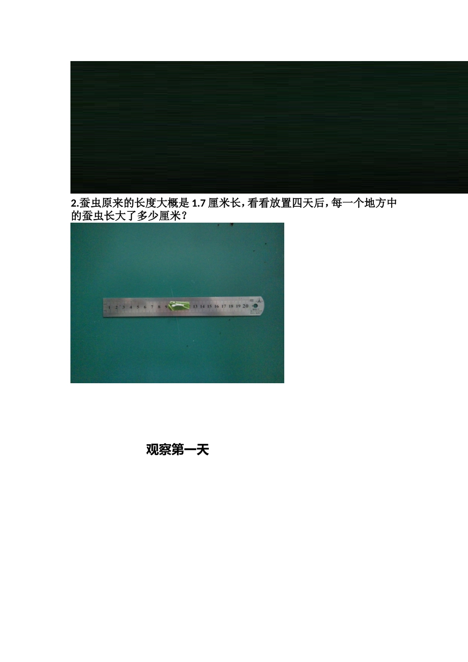 非生物因素（红、蓝、绿光）影响蚕虫发育七（2）班何雪莹陈洁晴_第2页