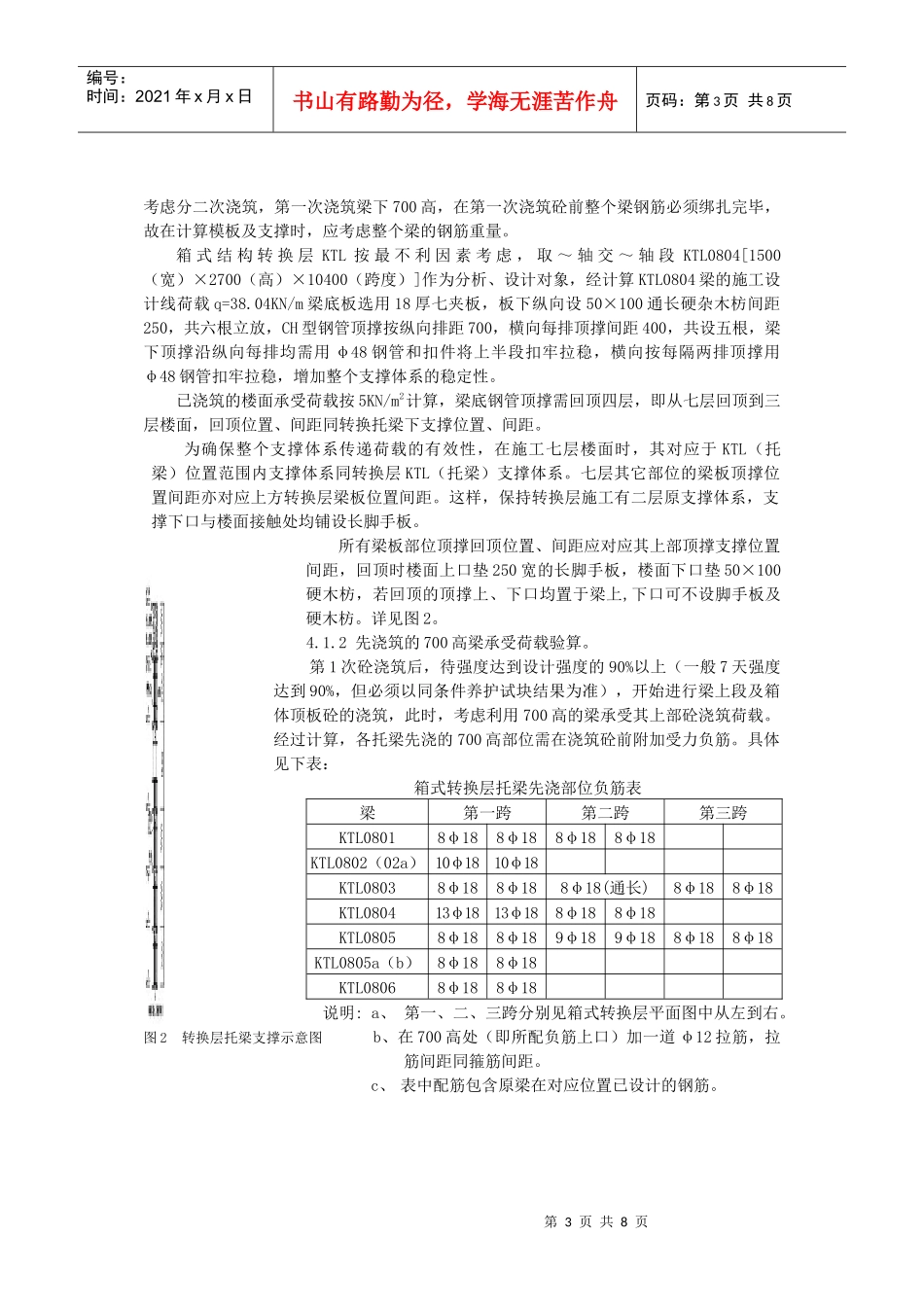 深圳某大厦结构转换层施工技术_第3页