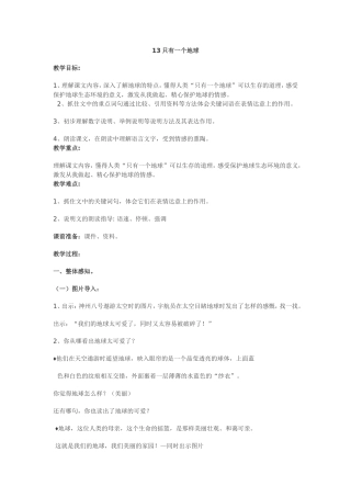 只有一个地球 (4)