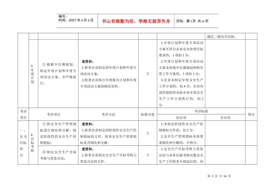 出租汽车企业安全生产达标考评方法和考评实施细则_第3页