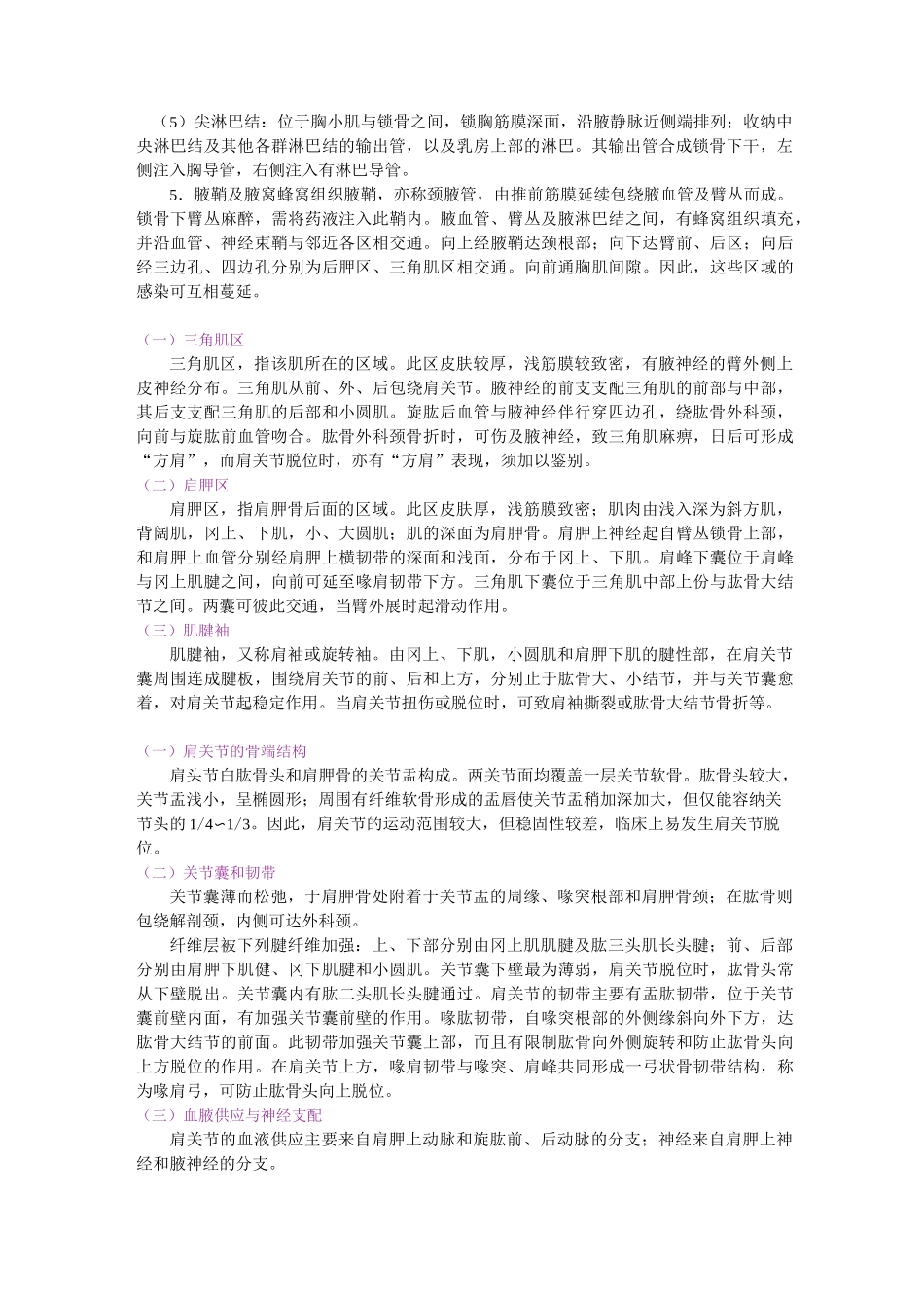 局部解剖学上肢_第2页