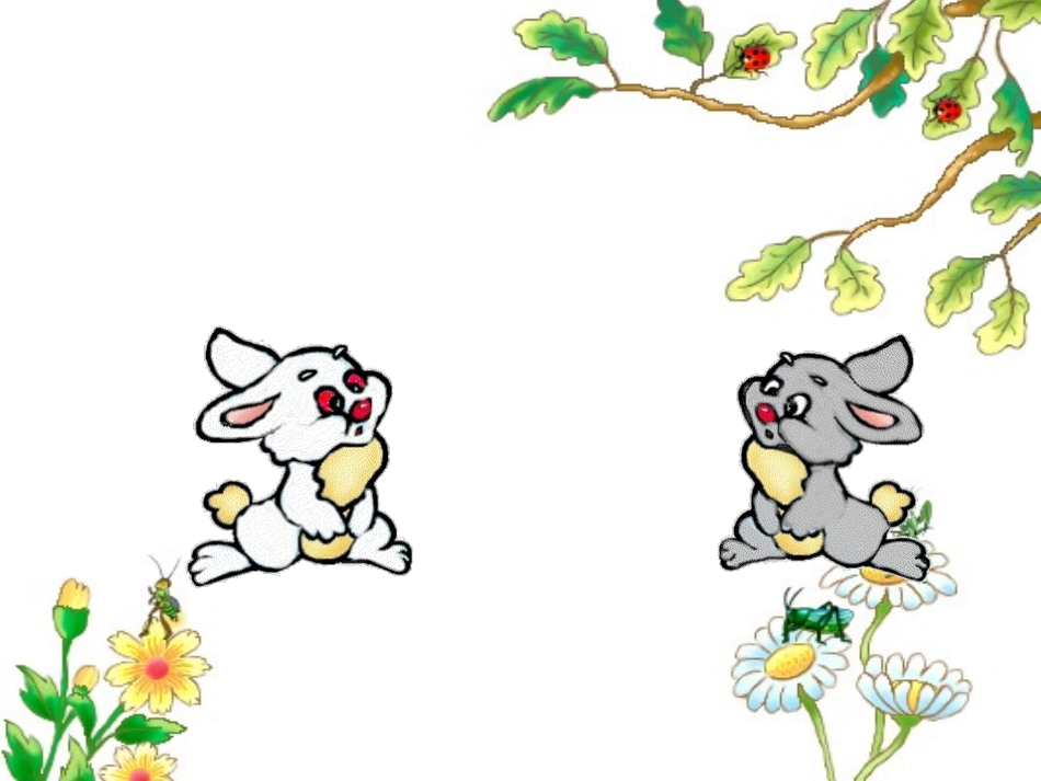 _小白兔和小灰兔公开课课件(配完全同步教案)_第3页