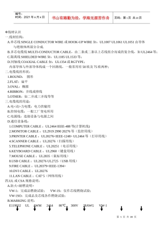 cable基础及生产设备技术