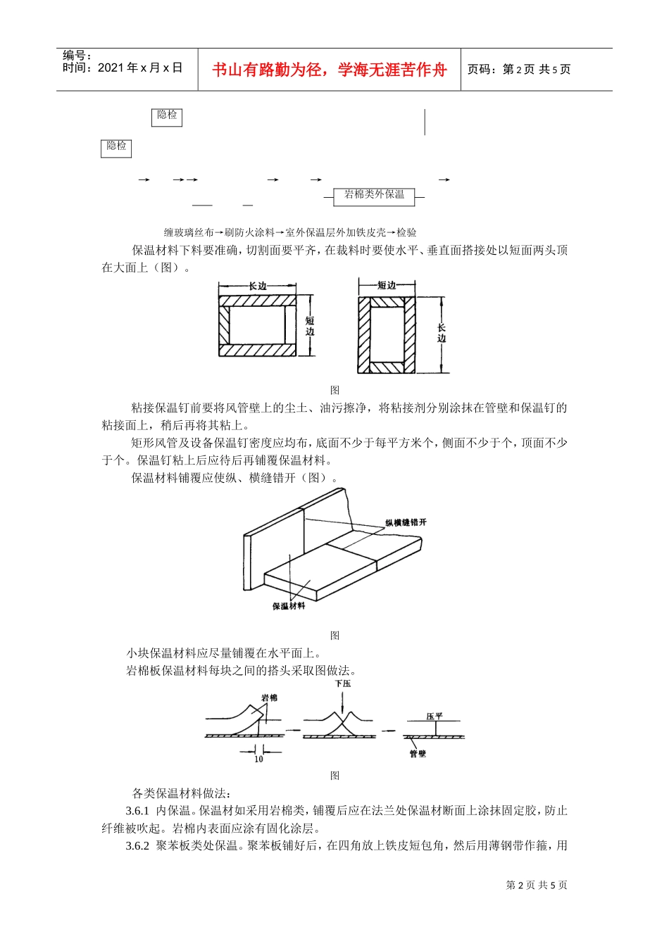 风管及部件保温工艺标准(DOC5页)_第2页