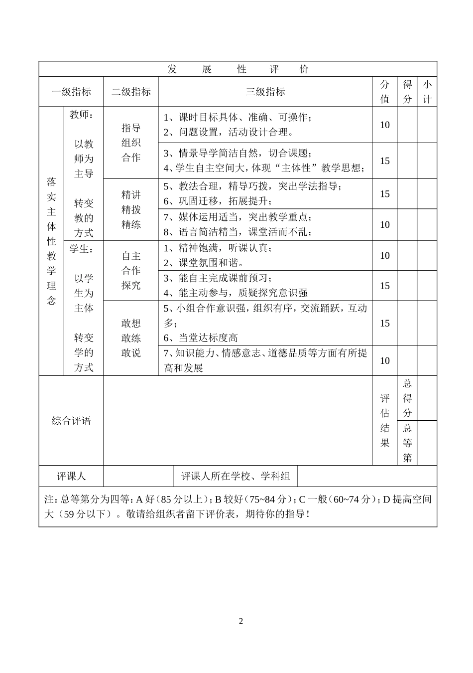 “四步八环”主体性有效教学模式_第2页