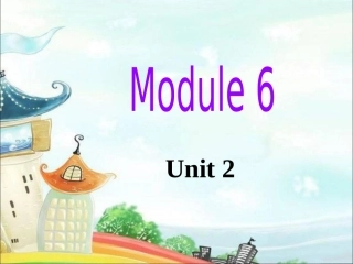 七下Module6Unit2