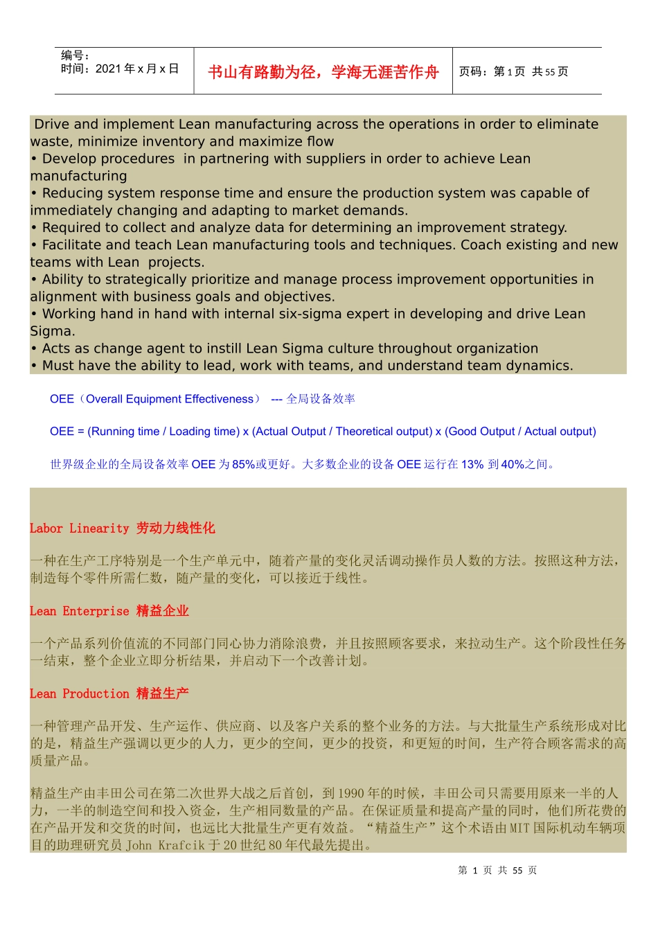 精益生产单词翻译_第1页