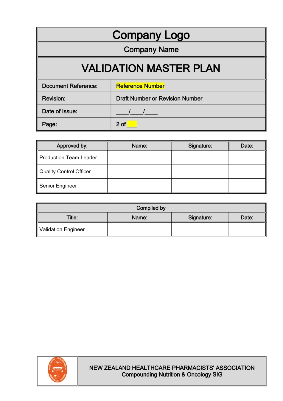 药品生产验证总计划(VMP)_第2页