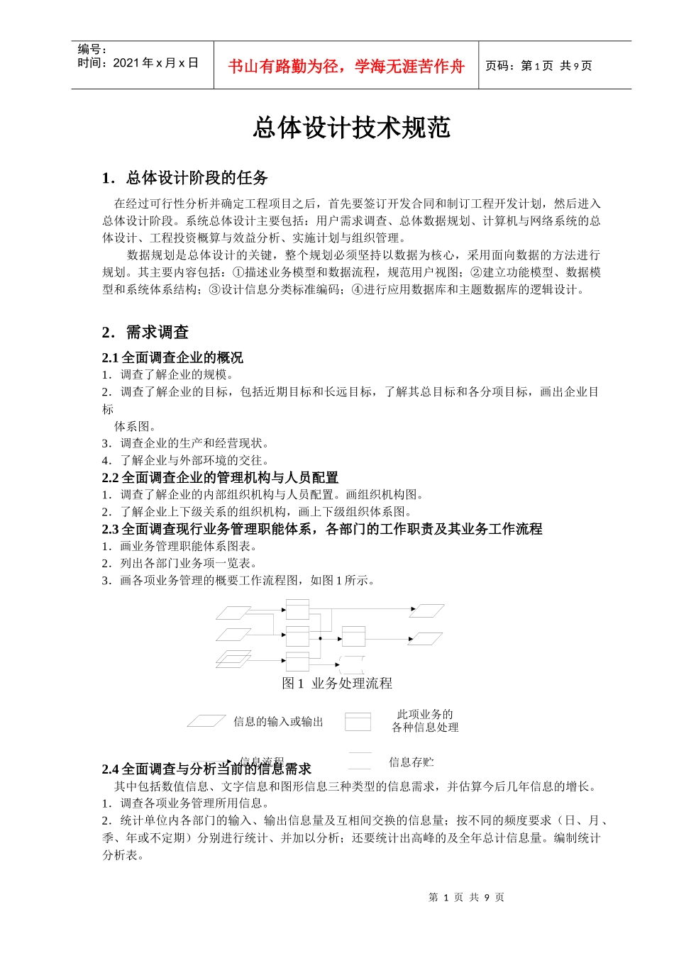 信息系统总体设计技术规范_第3页