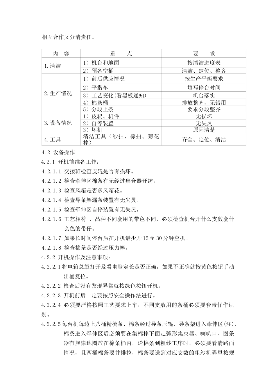 并条工序生产作业操作规程_第2页