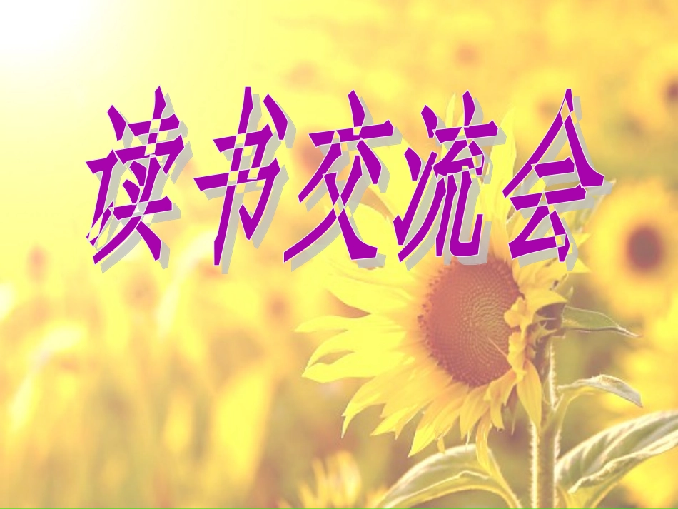 《书本里的蚂蚁》读书交流会_第1页