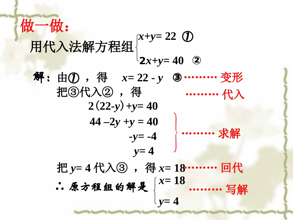 《消元—解二元一次方程组》第3课时参考课件_第3页