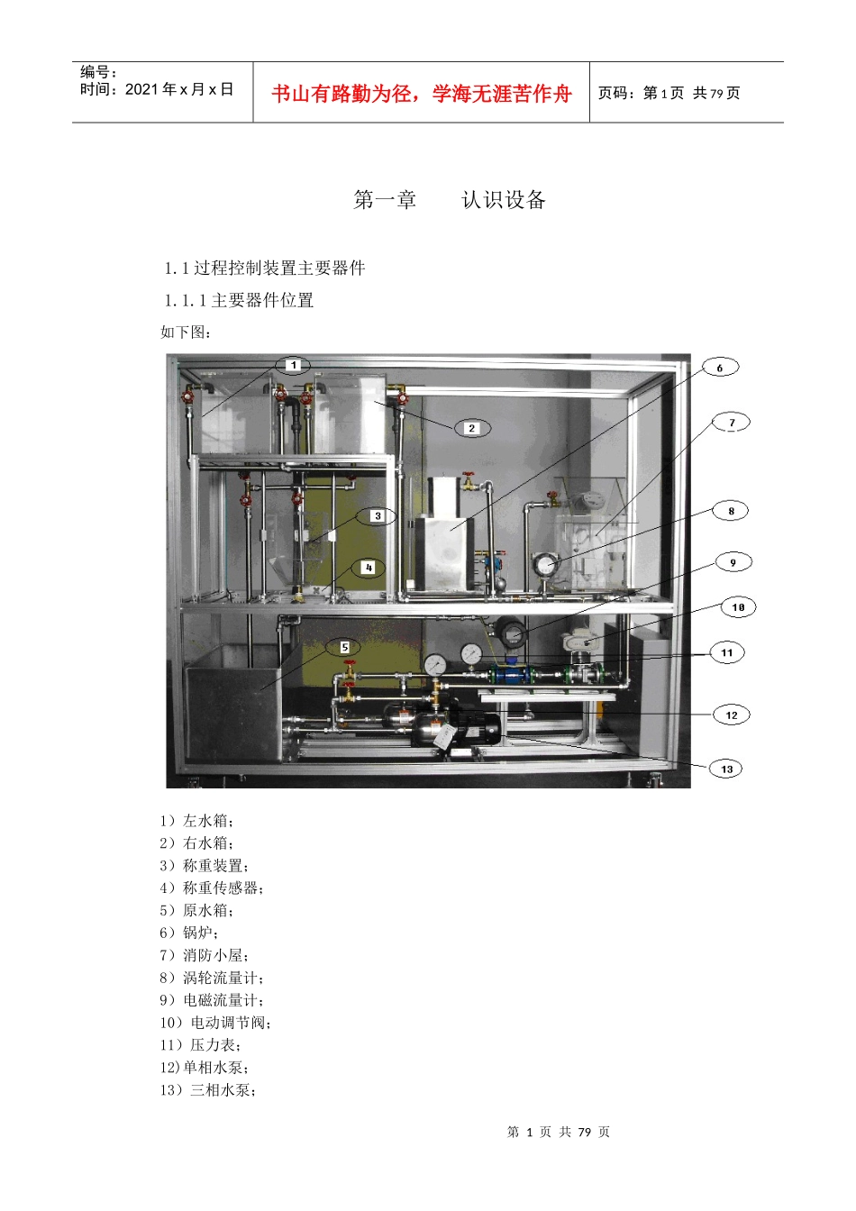 PCS3000型现场总线高级过程控制系统实训设备(DCS分布式过程控制系统_第1页