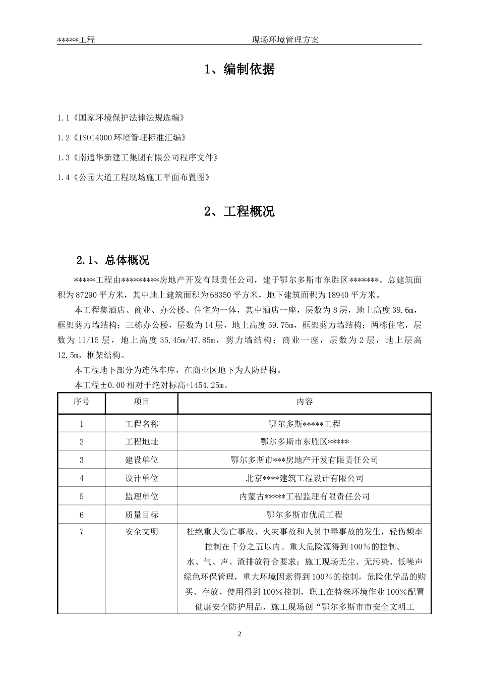 施工现场环境管理方案_第2页