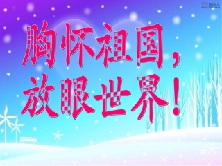 粤教版八上第4单元第2课胸怀祖国（共49张PPT）