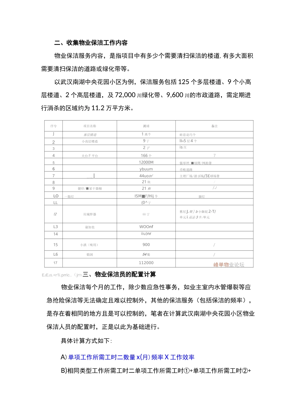 物业保洁员劳动定额及人员配置标准详解_第3页