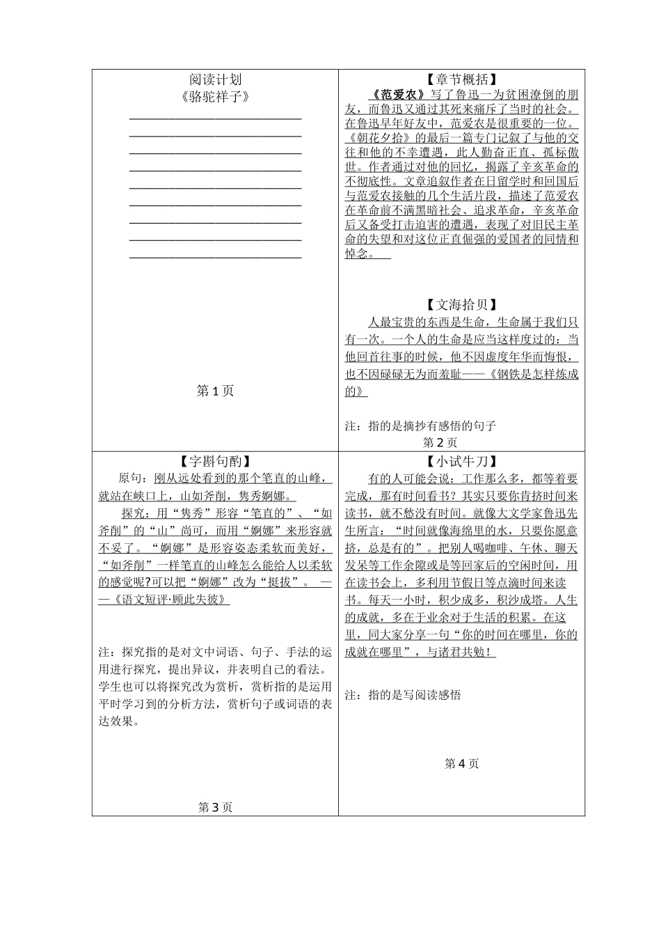 八年级推荐课外阅读书目(2013)_第2页