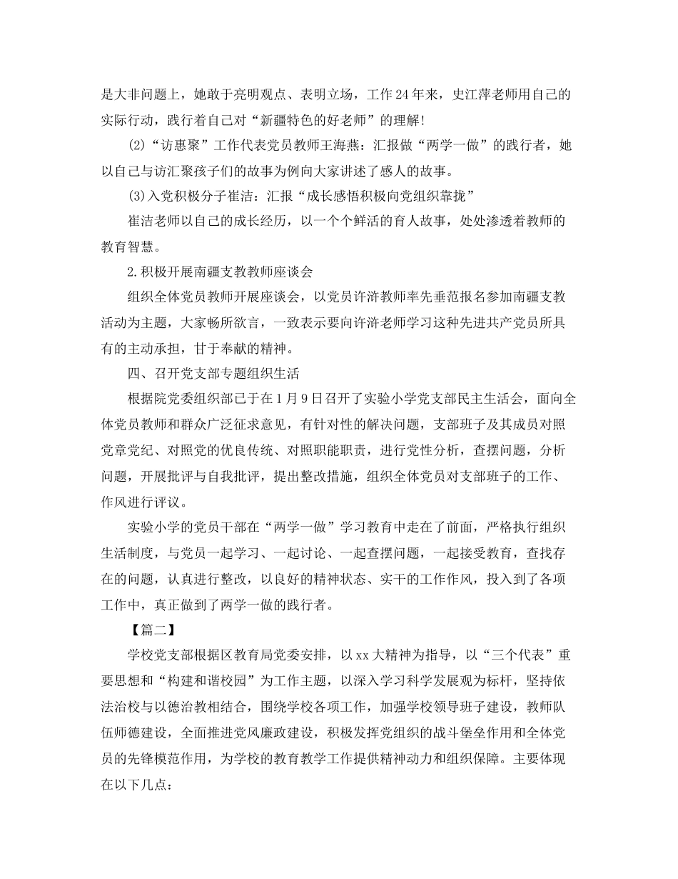 学生党支部年度总结怎么写 _第3页